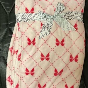 Juicy Couture Pink Butterfly Blanket